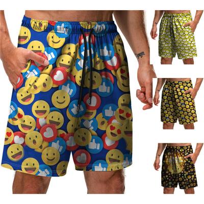 China JSMANA QUICK DRY Fashion Printed Plus Size Men's Swimming Trunks Custom Big Size Quick Dry 2021 Swimming Shorts Men's Swimwear for sale