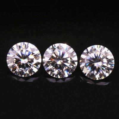 China Color Game or Fire Ten Hearts and Ten Arrows D Colored VVS Synthetic Moissanite Diamonds Loose Moissanite Gemstones for sale