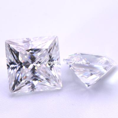 China Fire DEF Customization Princess Cut Loose Color or Diamond Moissanite Set for sale