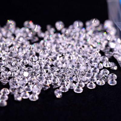 China Game or fire color moissanite eye props DEF Moissanite melee small size round diamond for sale