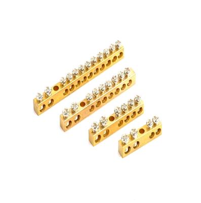 China Brass Copper Connect Connectors Terminals Terminal Block 0609A / 0812F for sale