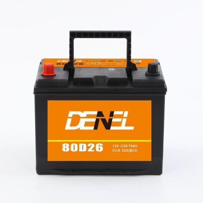 China Start Engine High Performance 12V 60AH Car Start Battery 6QW60 Auto Batteries For Cars for sale