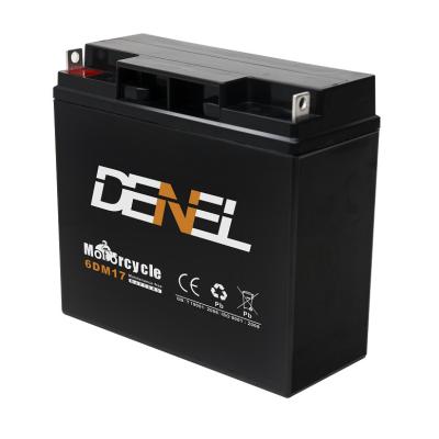 China High Advance 99.9994% Pure Electric Machine Battery 12V 6DM17 Storage Battery For Grass Machine Weeder for sale