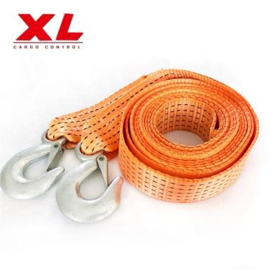 China 30ft car engine. x 2 in. x 5T 4T 3T heavy duty winch strap with metal hook for sale