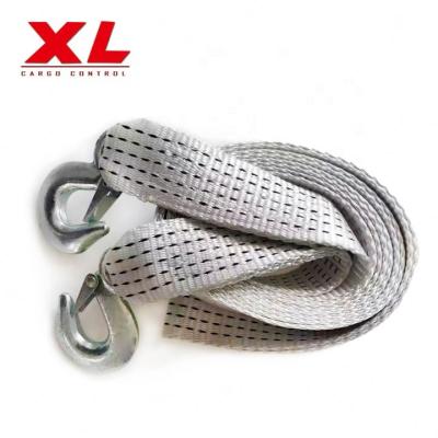 China Car Engine 2 Inch 50mm 5T 4T 3T Truck Winch Lashing Strap With Hook for sale