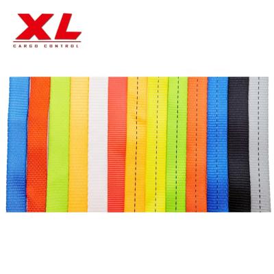 China Professional 100% High Tenacity Polyester Yarn Polyester Lashing Straps Printed Polyester Colorful Webbing for sale