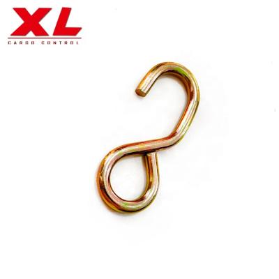 China high quality zinc alloy 1 inch 25mm s 2.5cm webbing hook manufacturers cargo strap hooks for sale