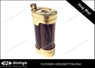 China Slug Mod E-cig Box Mod Wood Brass Mod / Wood Steel Punk Slug Mod In Stock for sale