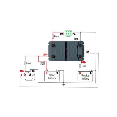 China 30A dcdc mppt charger 12V 30A Mpptdcdc Dual Solar Battery Installation DC To Waterproof DC Batterybattery Box Charger Dcdc Mppt for sale