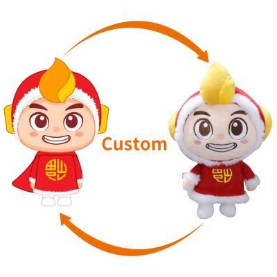 China China Eco - Friendly Custom Cartoon Fuwa Doll Plush Toy for sale