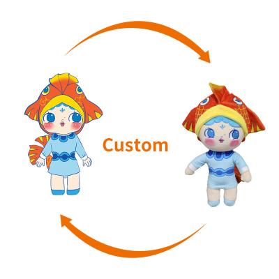 China Eco-friendly Cute Anime Kids Baby Plush Toys Stuffed Dolls for sale