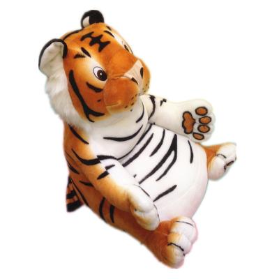 China Custom Realistic Simulation Big Size Cute Animals Sitting Soft Toys Tiger Duck Leopard Sofa Seat Chair Eco-friendly for sale