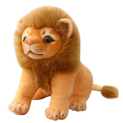 China Eco-friendly Simulation Lion Plush Toy Doll Plush Lion Stuffed Toy Children's Toy for sale