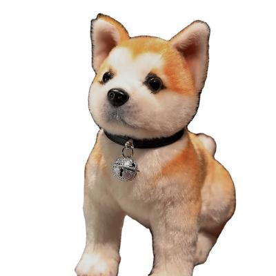 China Akita Dog Plush Toys Lifelike Simulation Cute Eco - Friendly Animals Toy Stuffed for sale