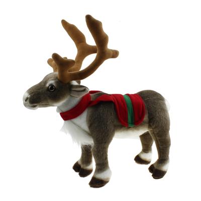 China Custom Eco-Friendly Christmas Elk Doll Plush Toy Deer Plush Toy for sale