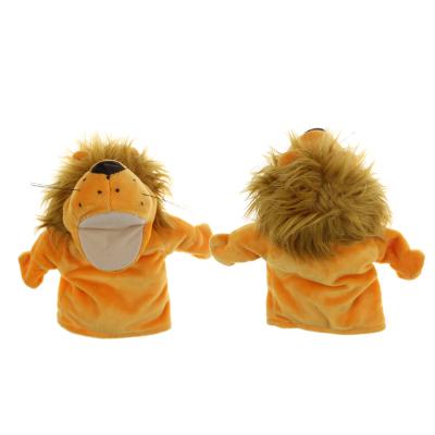 China Eco-friendly Educational Puppet Stuffed Soft Baby Toy Plush Hand Puppet Children's Toy Cartoon Plush Animal Hand Puppet for sale