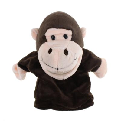 China Lovely Eco-friendly Cartoon Plush Monkey Baby Plush Hand Puppets for sale