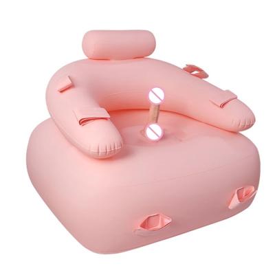 China Realistic Dildo Sex Positions Chair Sex Bedroom Furniture Jointing Inflatable Sex Furniture Sofa For Couples BDSM Bondage Sex Position Love Chair With Dildo for sale