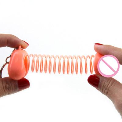 China Creative main prank gift appeal toys penis chain spring ornaments strange new personality gift toys for sale