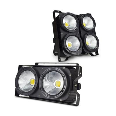 China Cold Warm White Stage Blinder Light 200W 300W Chite COB LED Attendance Light 4 Eyes for sale