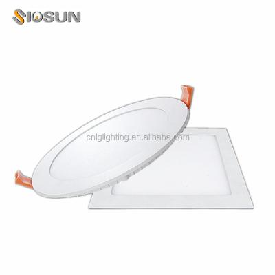 China Dimmable 6W 12W 18W Livarno Lux Led Panel Light Round Desk &Square Chip Led Panel Light for sale