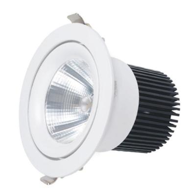 China Hotel Dimmable COB 8 Inch LED Recessed Downlight 40W 50W 60W 70W 80W IP44 Down Light Led for sale