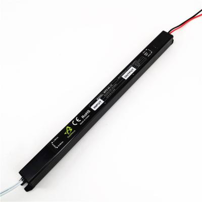 China Ultra Thin Waterproof IP67 24VDC 60W IP67 LED Transformer 2.5A Ultra Slim LED Strip Switch Mode Power Supply for sale