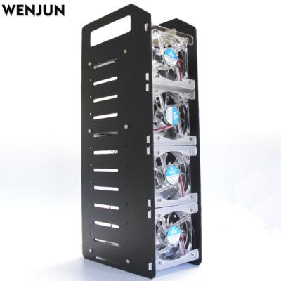 China 12 LAYER Aluminum Alloy Hard Disk Drive Bracket 3.5 Heat Dissipation Bracket 3.5 Aluminum Multilayer HDD Expansion Bracket for sale