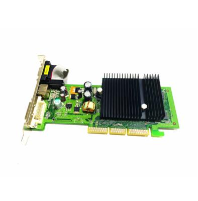 China High Quality WENJUN Desktop Original For nVIDIA FX6200 256M AGP Graphics Card 8X DDR2 VGA+DVI FX 6200 AGP Video Card for sale