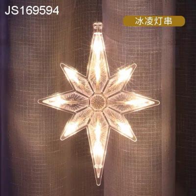 China Christmas icicle design decoration with LED lights 27*23cm for sale