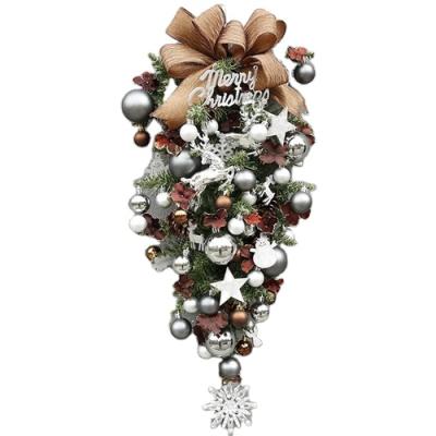 China Plastic Silver Christmas Ball Wall Hanging Christmas Decoration for sale