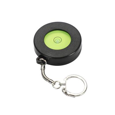 China Mini Quality Measuring Tool Pendant Spirit Level Chain Small Spirit Level Acrylic Spirit Level With Key Ring for sale