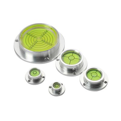 China Slope and Inclination Measurement of Vehicles Metal Spirit Level Vials High Quality Round Aluminum Circular and Various Type Tubular for sale