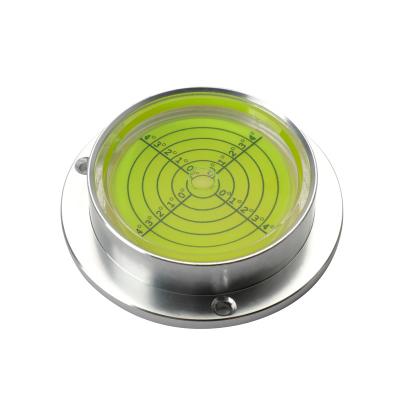 China Aluminum Alloy+PMMA High Grade Circular Spirit Levels Metal Bubble China Manufacturer CJ-CRM9020 for sale