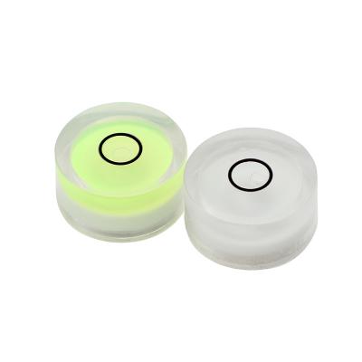 China China Factory Mini Round Bubble Vial Round Measuring Machine Spirit Level High Precision Spirit Level Horizontal Acrylic Bubble for sale