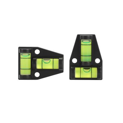 China 2Way Mini Bubble Spirit Level Measuring Equipment T-Type Device Engineers Tool 4.4x3.0X1.2cm for sale