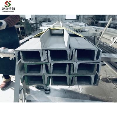 China 200series 300series 400series Floor Price Best Hot Selling Sandblasting Stainless Steel U Shape Channel Steel ASTM A276&A484 U Channel for sale