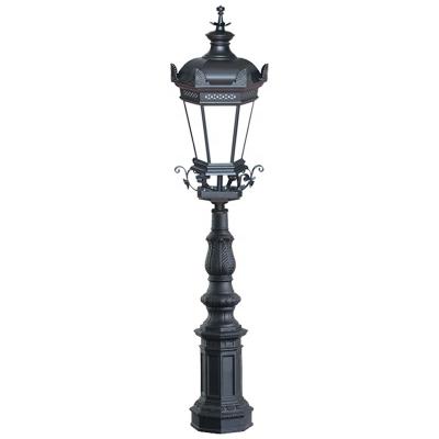 China Hotsale Garden Led European Classic Vintage Antigue Garden Lamp Old Post Top Street Light for sale