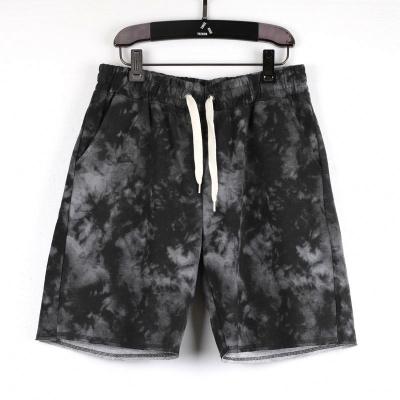 China Breathable Sweat Shorts Men Custom Logotie Dye Shorts for sale