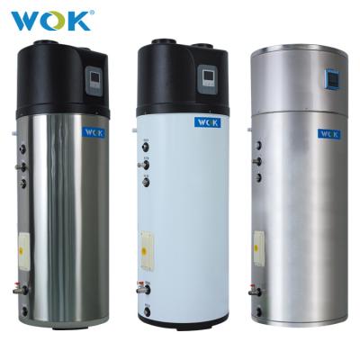 China 3.5kw COP Air Source Water Heater Outdoor Top Air Water Heaters Domestic All In One Hot Water Heat Pump for sale