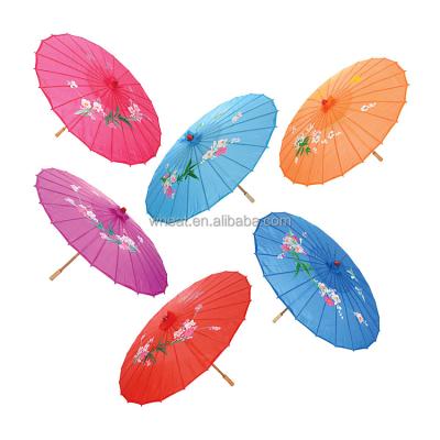 China Modern China Factory Customize Outdoor Bamboo Umbrellas Many Colors Wedding Favors Oilpaper Parasol Umbrellas for sale