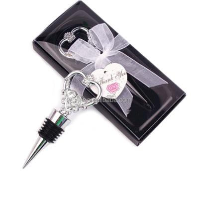 China Non Spill Elegant China Factory Wedding Gift Chrome Bottle Stopper for sale