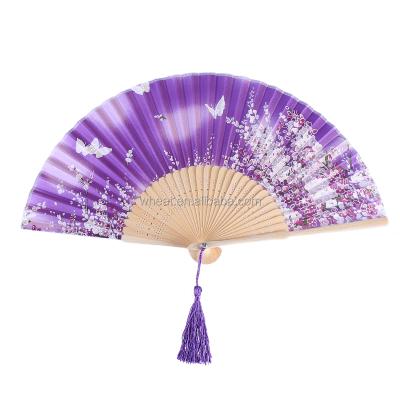 China China factory customized Spain 8.25 inch high-grade silk fan for sale