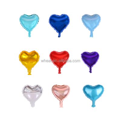 China Gift Toy Christmas Party Decoration Heart shape many colors indoor and outdoor foil balloon for sale