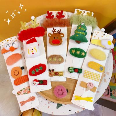 China Cute Decoration Baoli Hair Clip Christmas For Girls Santa Claus Accessories Korean Style Christmas Tree Styling Hair Claw Clip Wholesale for sale