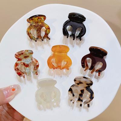 China Cute Fashion Baoli Acetic Acid Hairpin Hair Accessories Acetate Claw Clips Mini 3cm Small Hair Claw Clip High Quality for sale