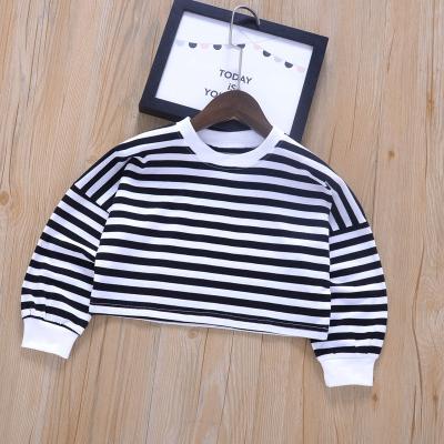 China Breathable Babies Bare Tummy Long Top Sleeve 1-5 Years Striped MA243 for sale