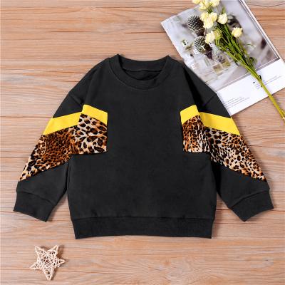 China Breathable 1-6 Years Old Boy Sweaters Toddler Long Sleeve Leopard O-neck Pullover Tops MA329 for sale