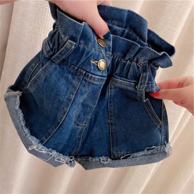 China Anti-wrinkle waist kids denim top shorts babies abbreviations summer M2019 for sale