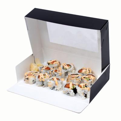 China High Quality Biodegradable Sushi Food Packaging Boxes Biodegradable Sushi Box For Take Out for sale